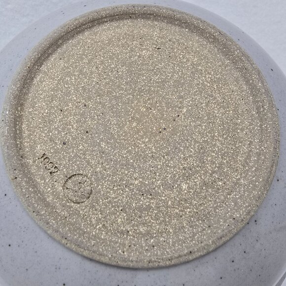 Handmade Pottery Bowl Cat Design Artisan Stoneware Unknown Mark - Picture 6 of 11